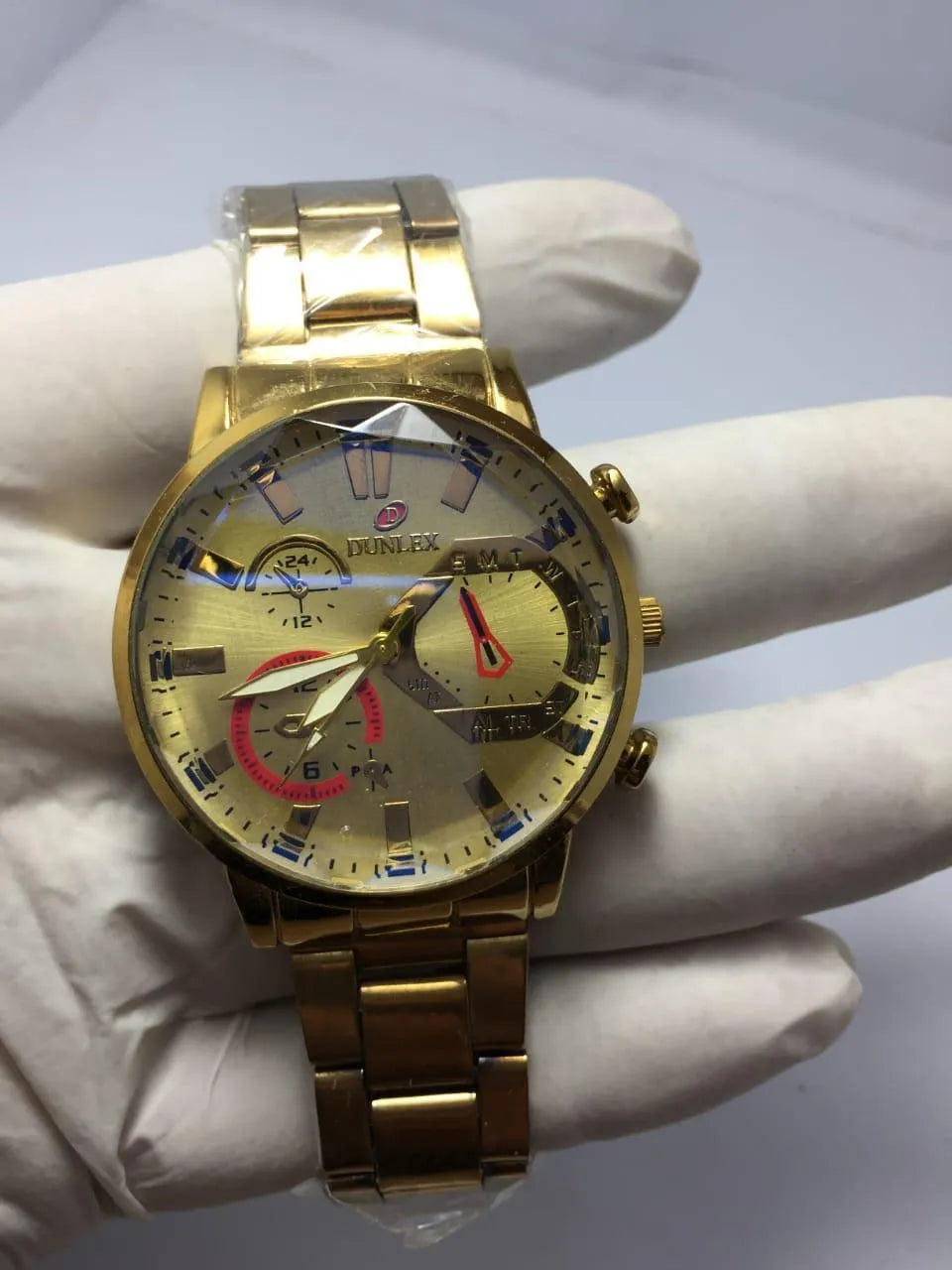 All-Gold Chronograph Watch for Men