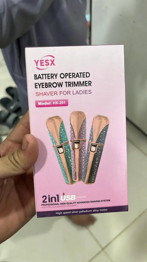 2-in-1 Rechargeable Eyebrow & Body Trimmer