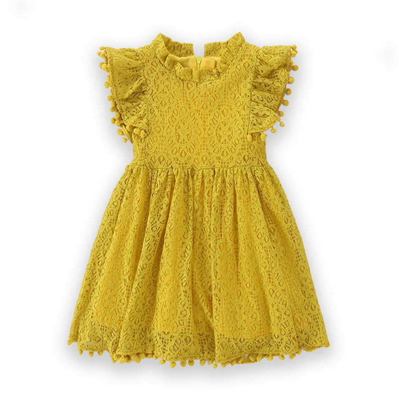Lace Dress for Girls Eight Colors Summer Wear